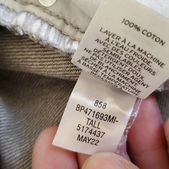 Destroyed Denim by BP Grey wash NWOT Tall Ankle Jeans - Picture 8 of 8